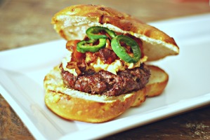 Bacon, Pimento Cheese and Jalapeño Burgers, PLUS: a BIG ANNOUNCEMENT! pimento cheese burgers