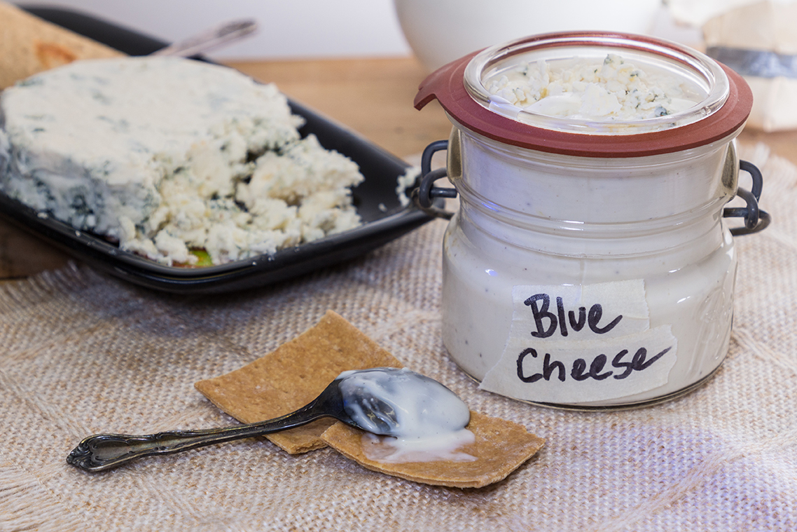 grill girl, blue cheese dressing, home made, good with wings