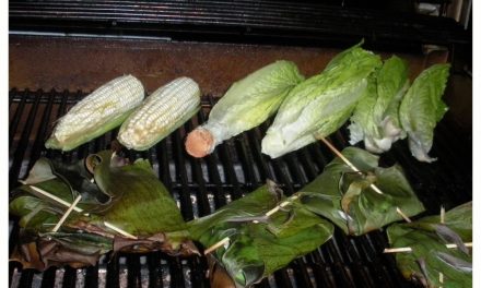 Citrus Chili Whitefish Grilled in Banana Leaves