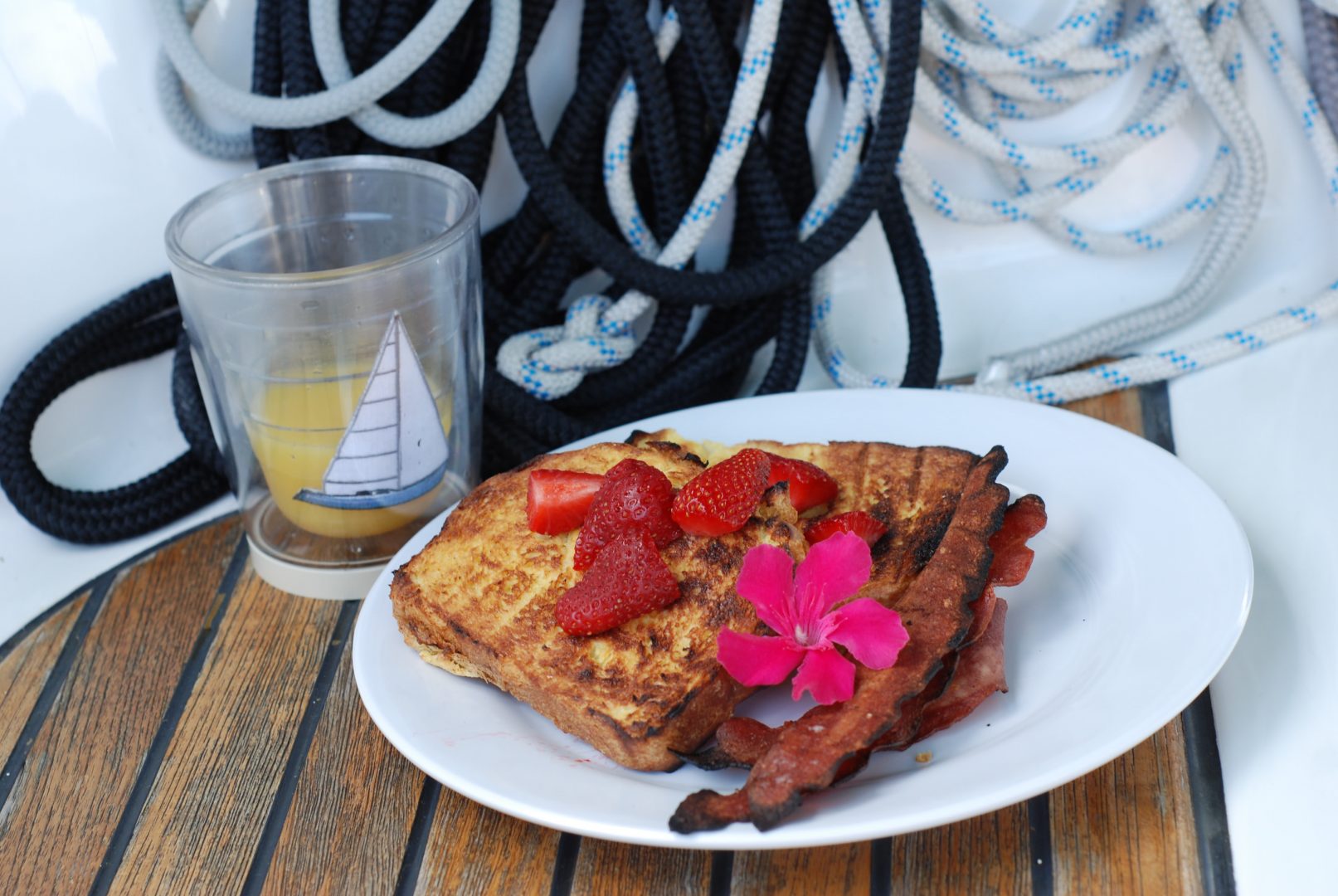 Host an Outdoor Mother’s Day Brunch with Grilled Coconut Rum French Toast and Grilled Cocktails