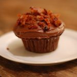 Candied Bacon chocolate cupcakes