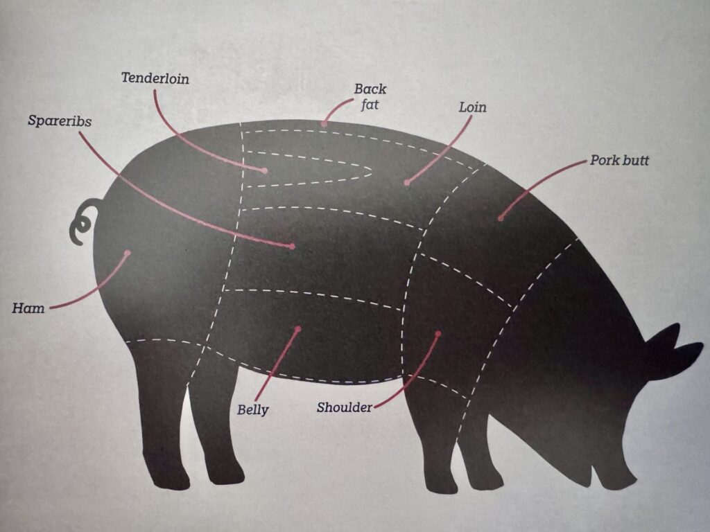 where is pork butt on the pig?