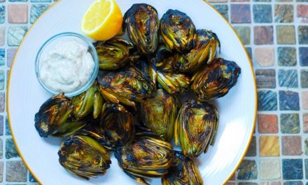Grilled Baby Artichokes with Chefs Dressing