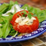 grilled tomatoes, stuffed tomatoes, tomatoes on the grill