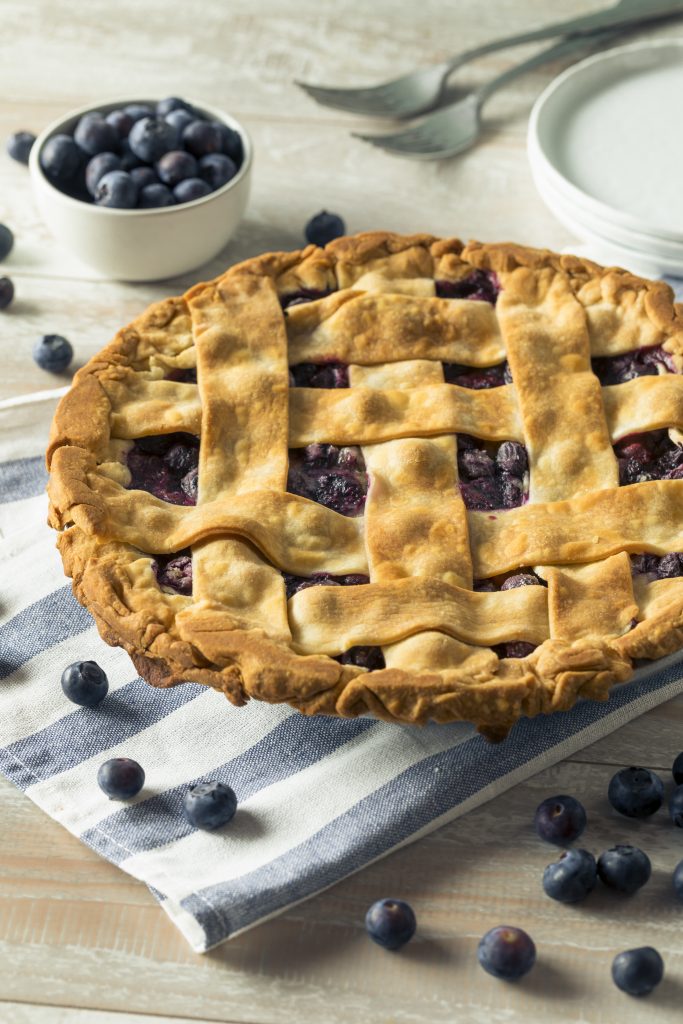 Blueberry Lemon Ginger Pie - Grill Girl