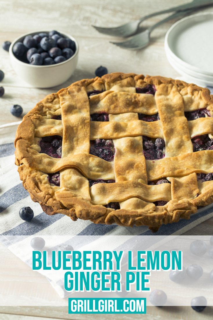 Blueberry Lemon Ginger Pie