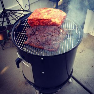 pork butt on the WSM