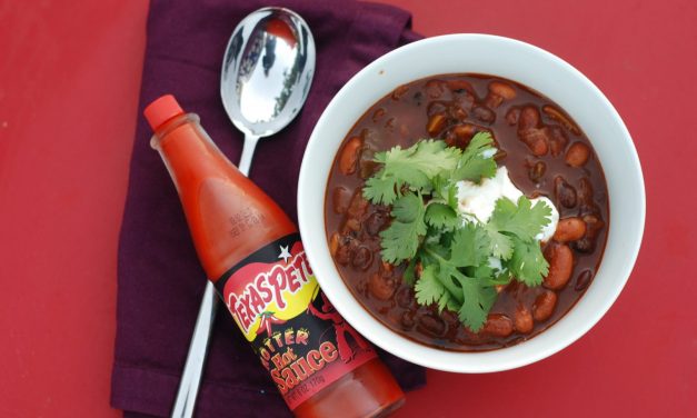 Vegetarian Chili with Fire Roasted Poblano and Jalapeno