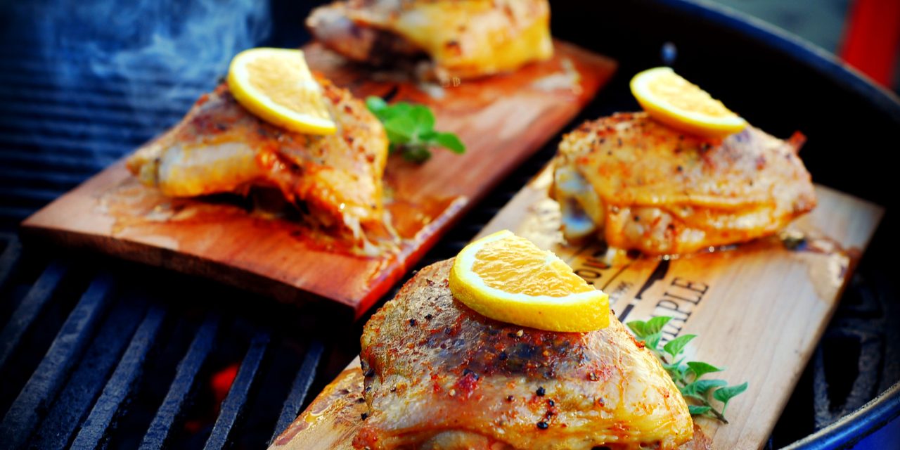 Orange Oregano Maple Smoked Chicken Thighs GrillGirl