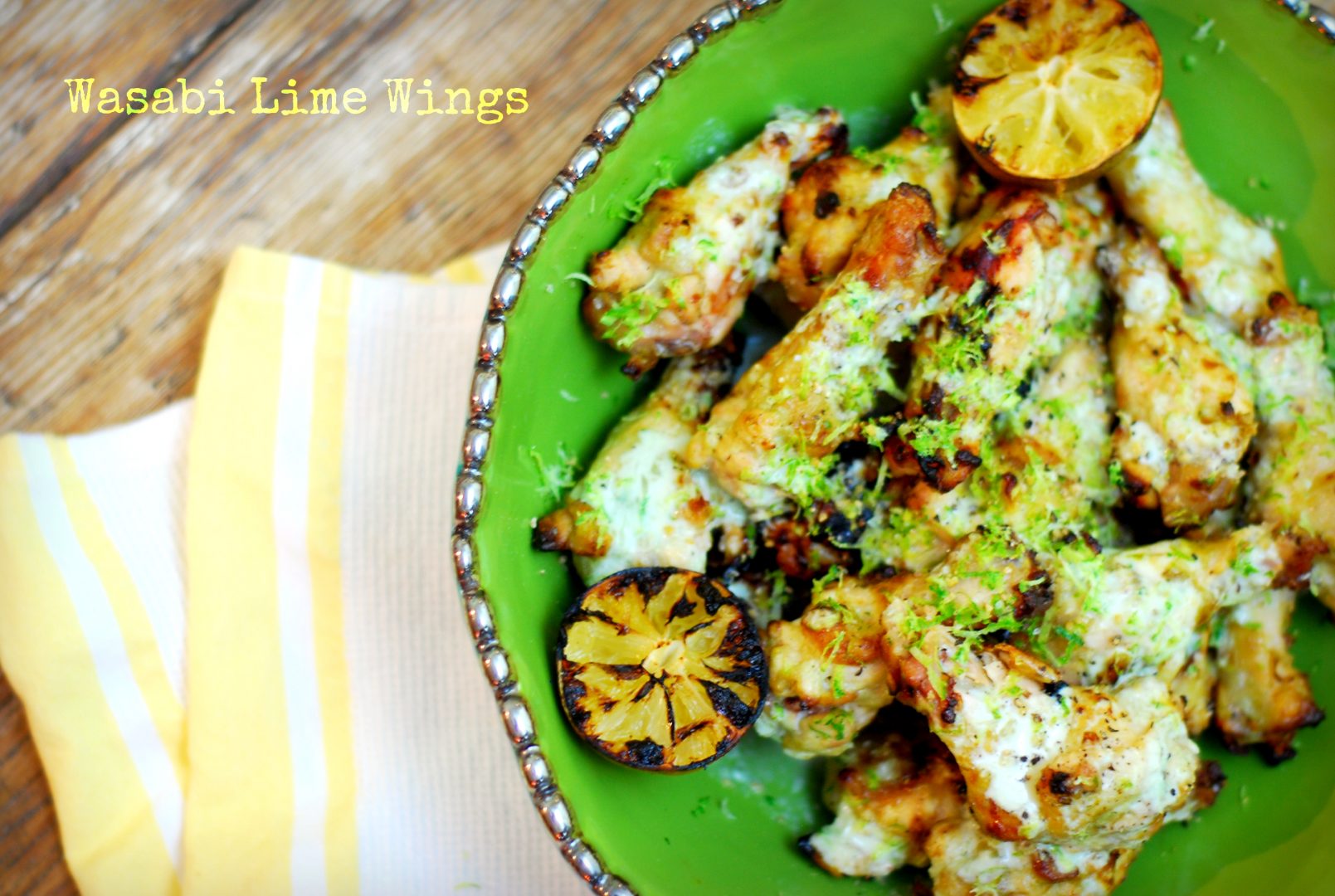Wasabi Lime Chicken Wings