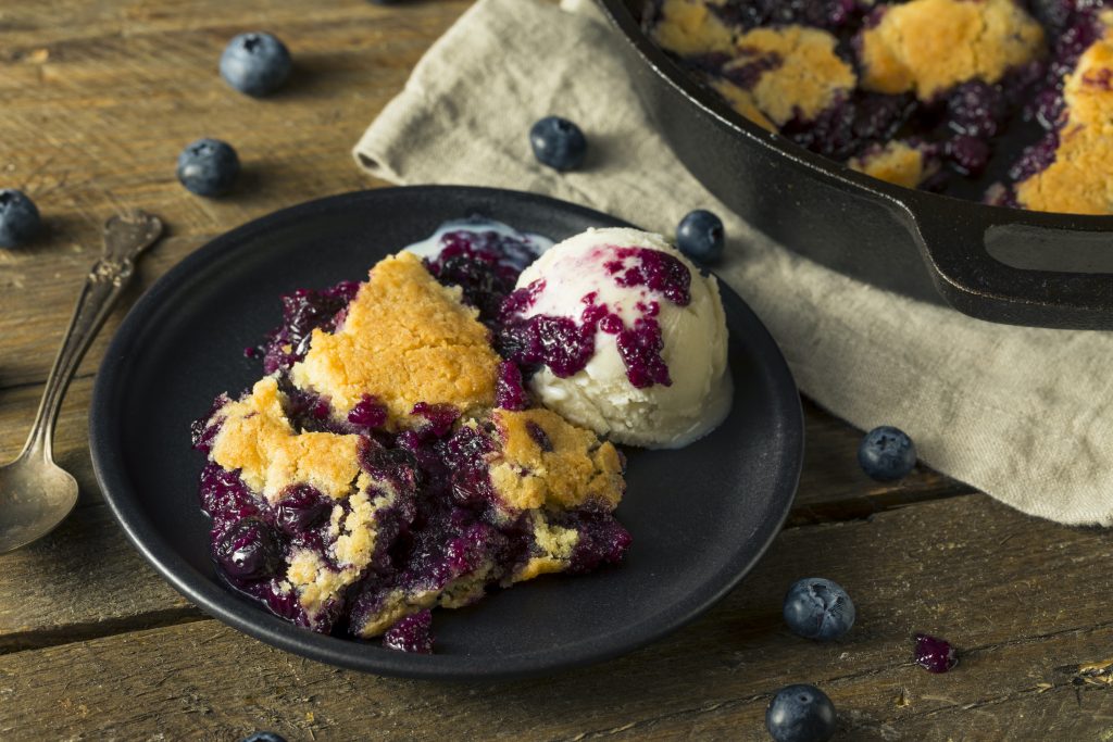Cast Iron Berry Cobbler - Grill Girl