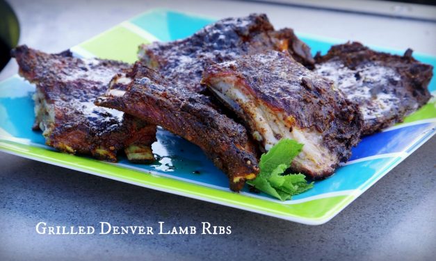 Grilled Denver Lamb Ribs