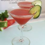 Grilled Watermelon + Cucumber Cosmo