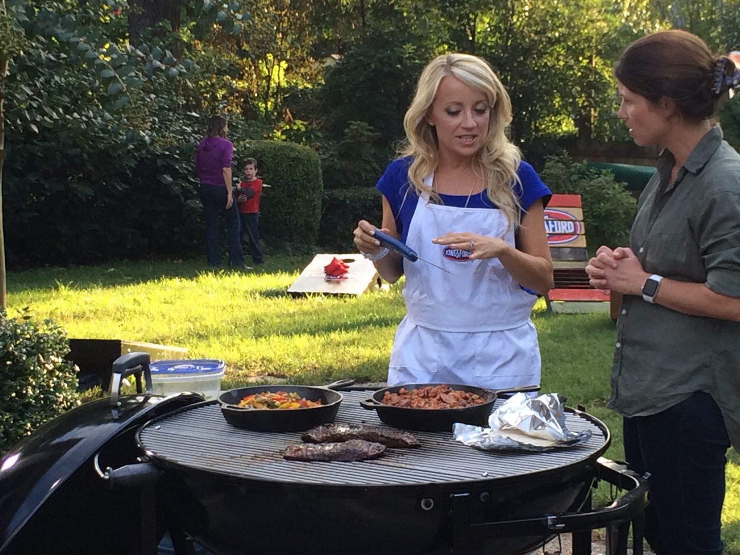 Grill for the Win: Host A Gameday Party with a “Build Your Own Fajita Bar”