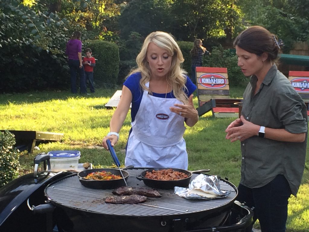 Learn how to create a fajita bar and make everything on the grill for your next party!