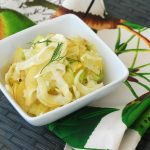 apple fennel slaw, fennel apple slaw, no mayo slaw recipe