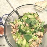 cooking with essential oils_thai basil chicken noodle salad