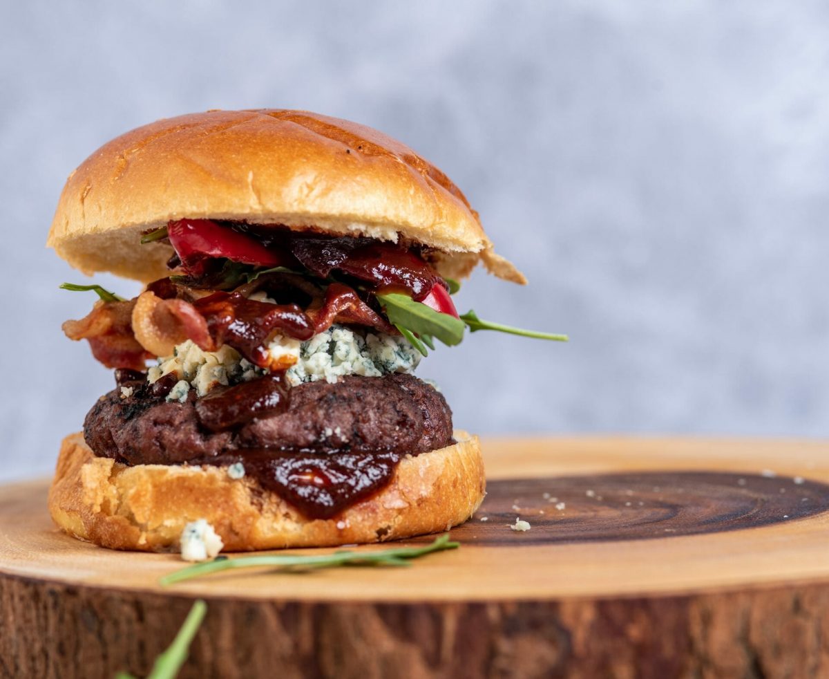 Red, White and Blue Burgers on the Pitbarrel Cooker