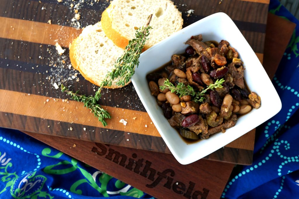 dutch oven pork and beans_cassoulet recipe for the grill or campfire