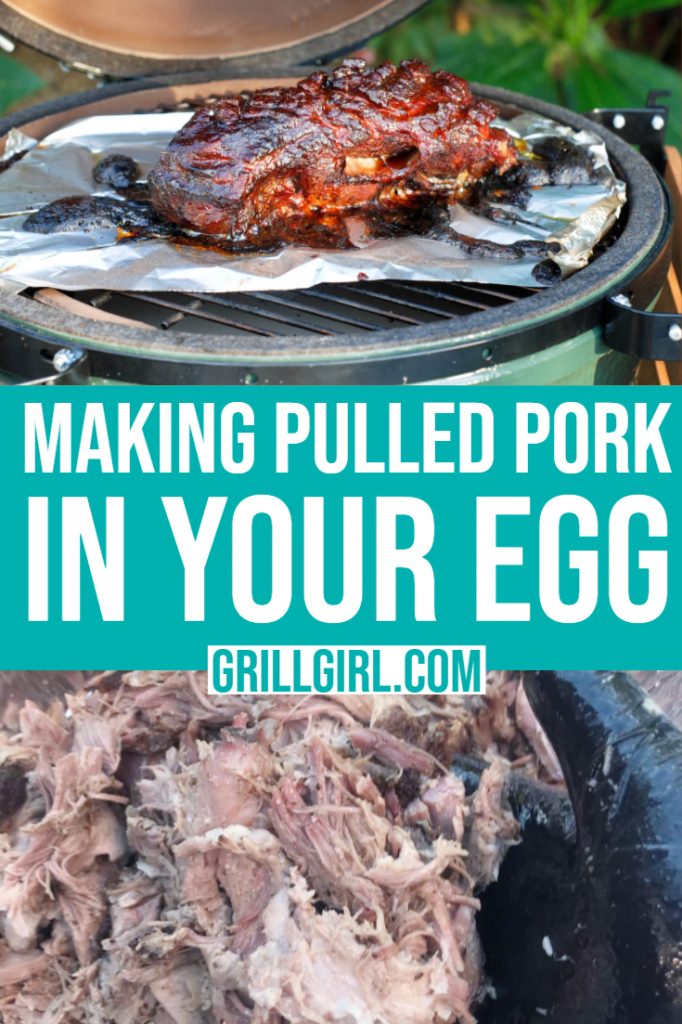 pulled pork green egg