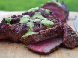 Smoked Tri Tip With Chimichurri Grillgirl