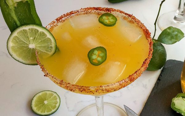 Smoked Jalapeño Simple Syrup and the Perfect Smoked Margarita