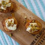 Peaches cooked on a cedar plank are full of woodsy flavor