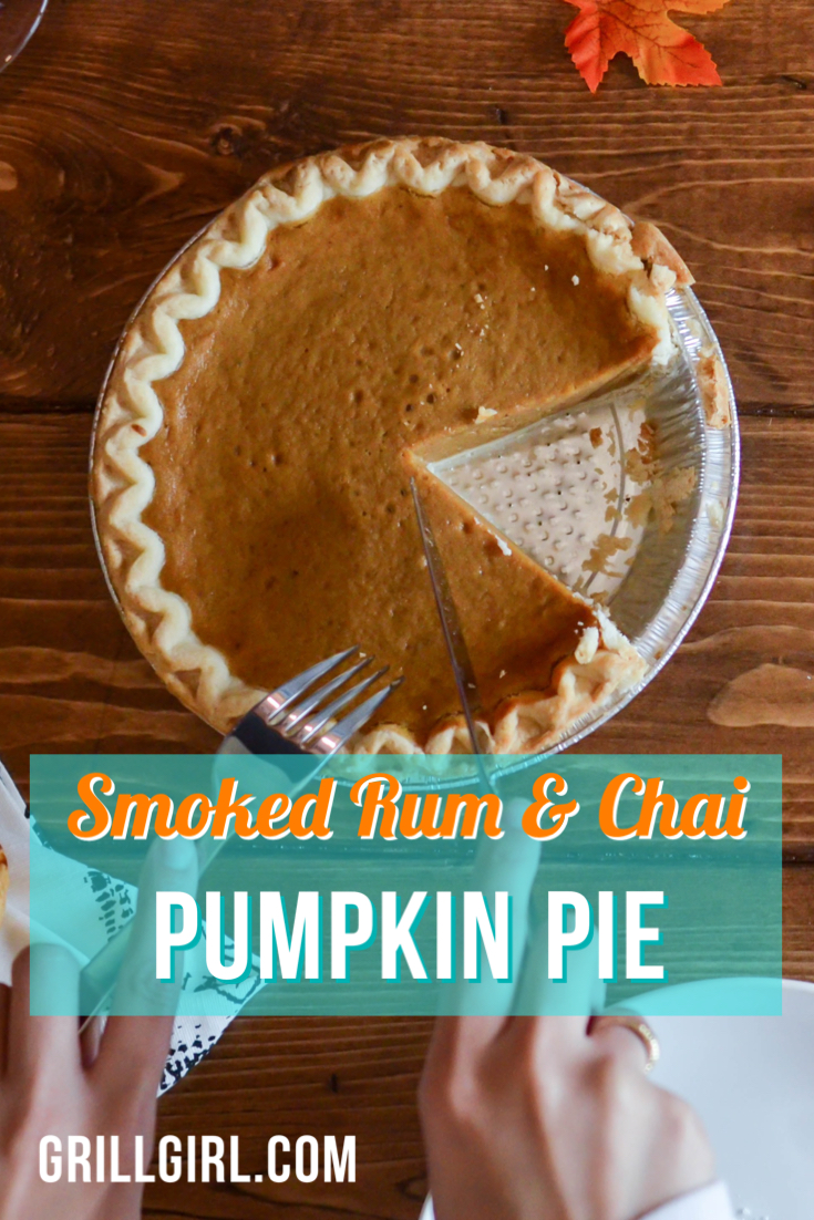 Smoked Chai Tea Pumpkin Pie - Grill Girl