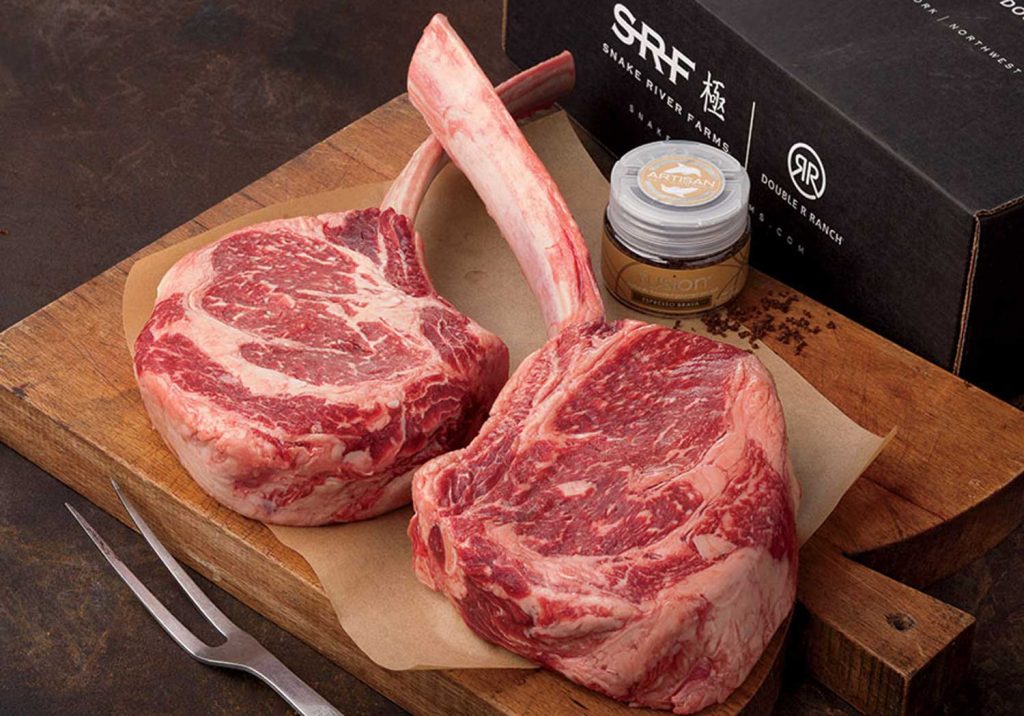 Snake River Farms Wagyu Tomahawk Bundle