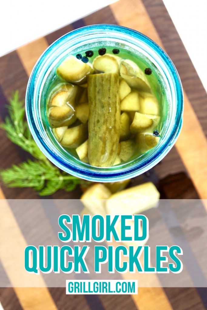 smoked quick pickles