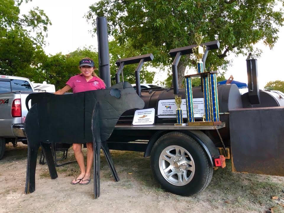 Jackie Milligan is a competition BBQ cook