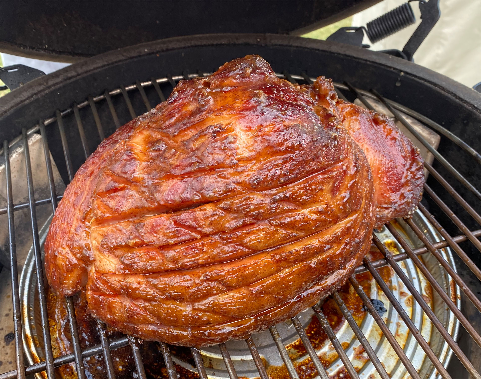 How to Smoke a “Green” aka Nitrate Free Ham (Honey Ginger Glazed Smoked Ham Recipe)