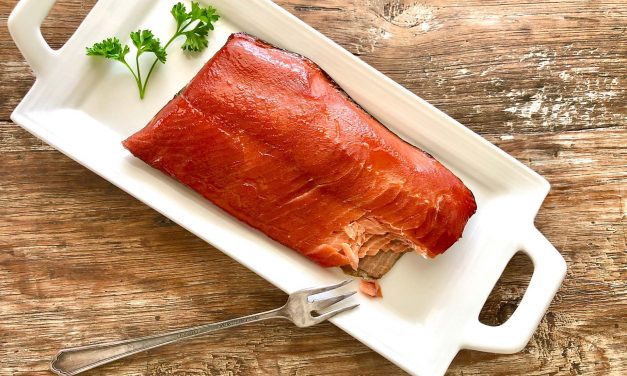 Maple Bourbon Smoked Salmon