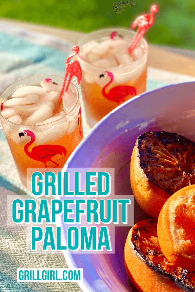 grilled grapefruit paloma