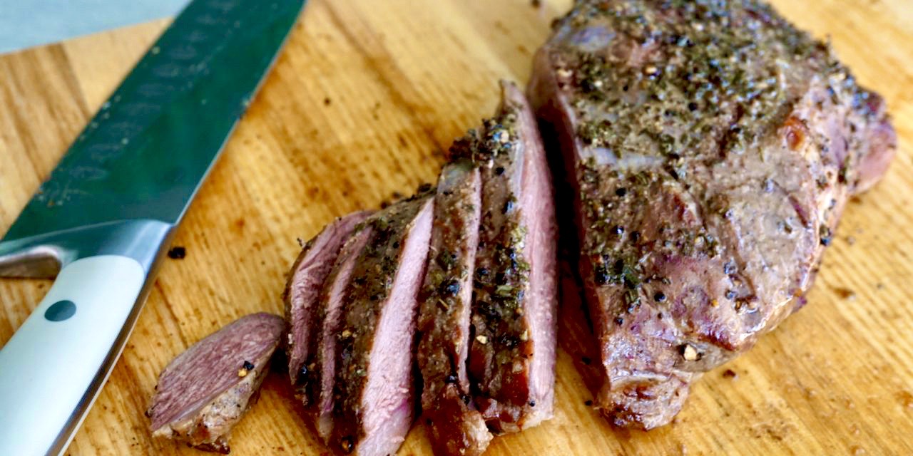 Rosemary Rubbed Smoked Venison