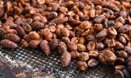 Sweet and Spicy BBQ Smoked Nuts