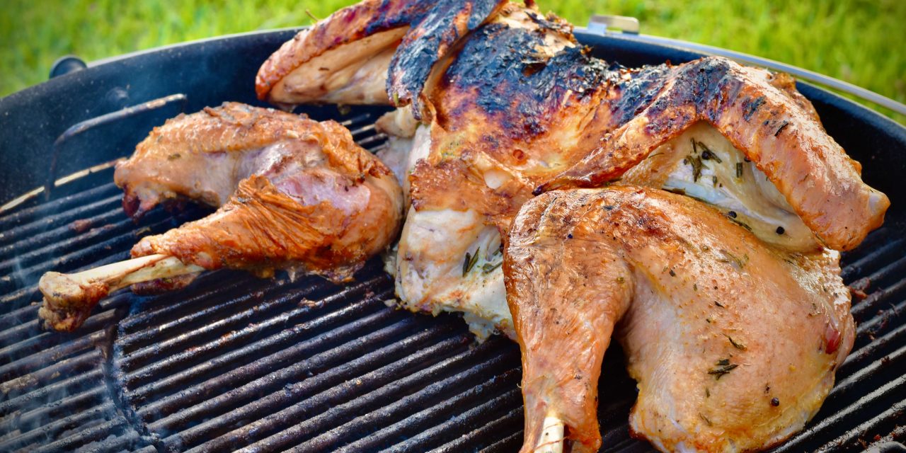 grilled spatchcocked turkey