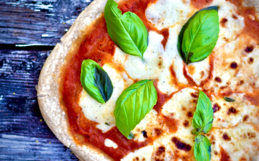 Margherita Pizza on the Green Mountain Grill Grill Girl