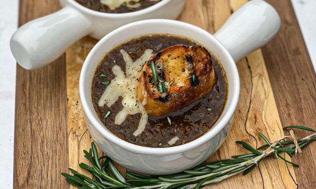 Maddie & Kiki’s Applewood Smoked French Onion Soup