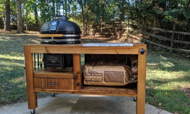 big green egg table plans