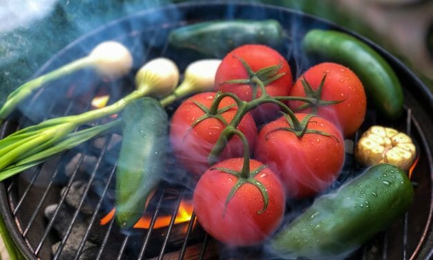 Fire Roasted Tomato Salsa on the Grill