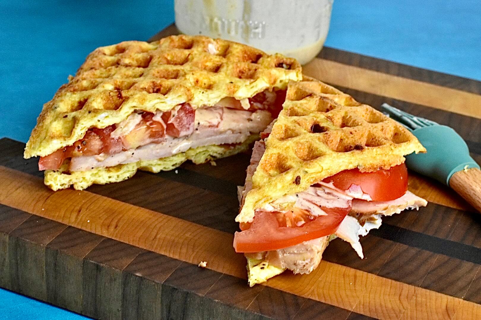 Chaffle Recipe (How to make Keto friendly Sandwiches!)