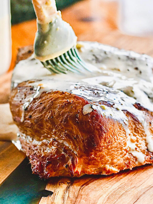 Easy Smoked Turkey Breast with Alabama White BBQ Sauce