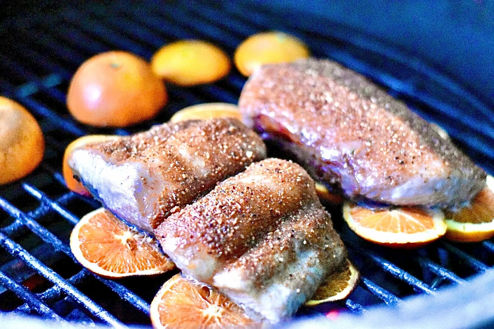 mahi mahi on the grill