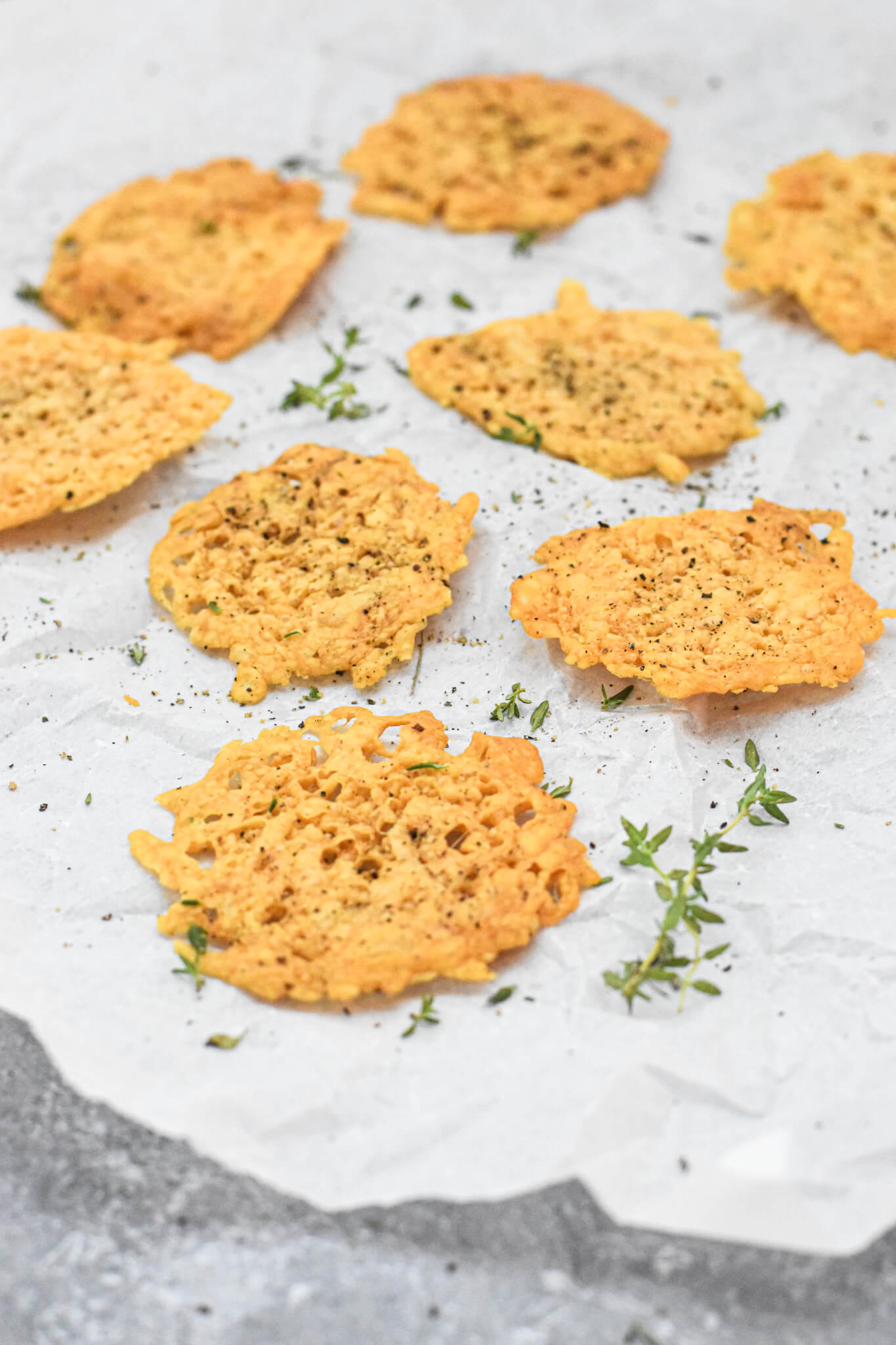 recipe for parmesan crisps