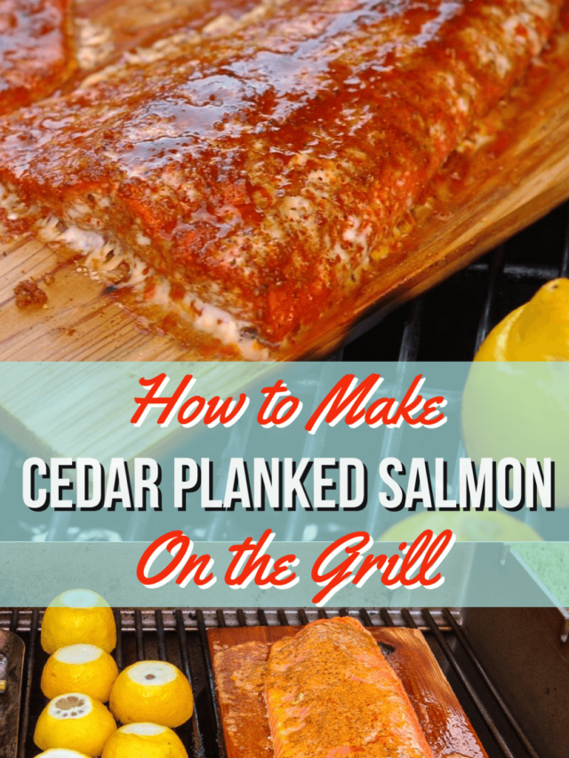 Easy Cedar Planked Salmon on the Grill