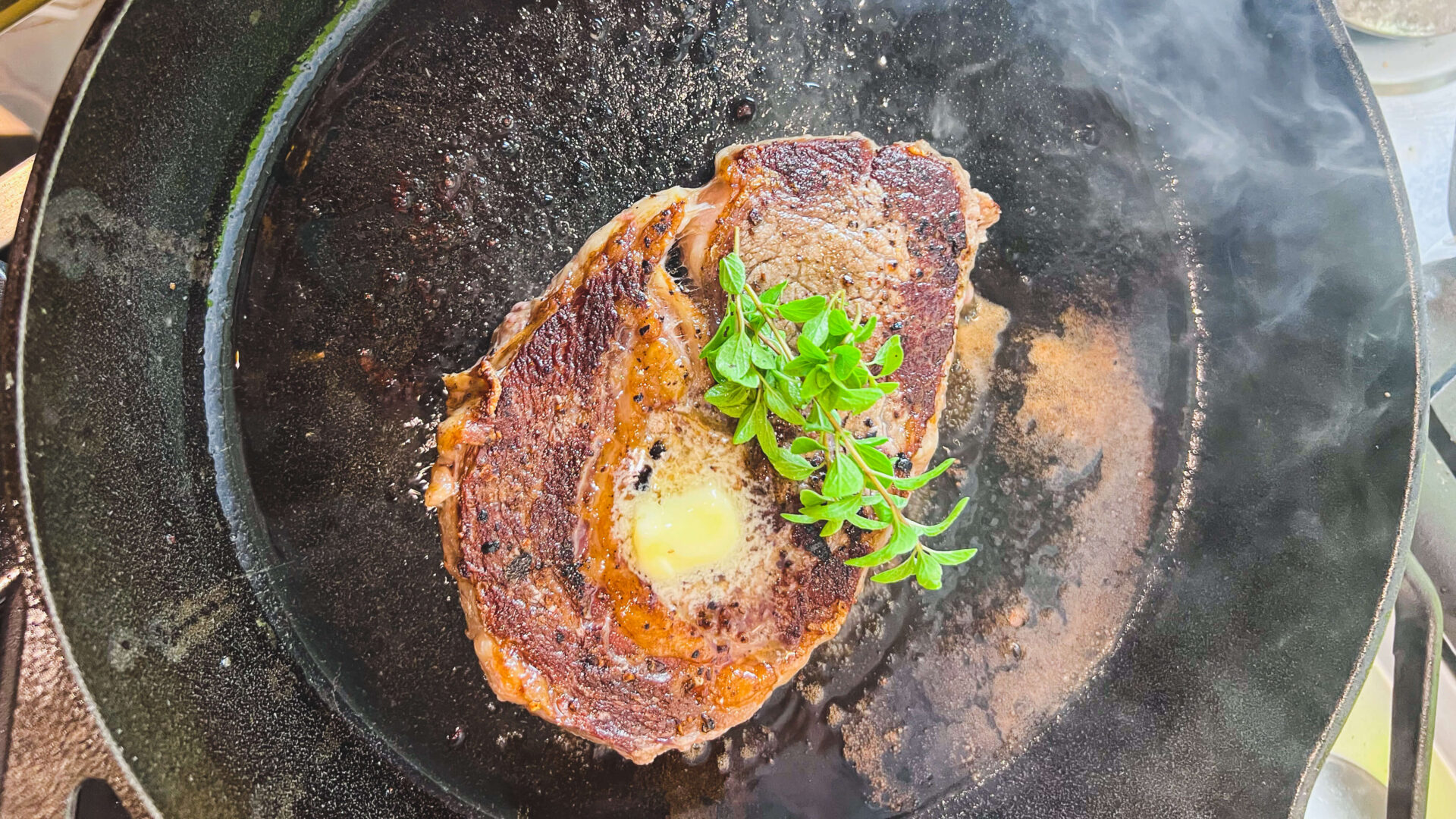 Perfectly Seared Cast Iron Steak - Girls Can Grill