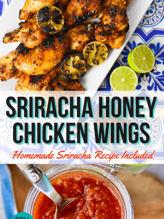 Sticky Sweet Sriracha Honey Chicken Wings!
