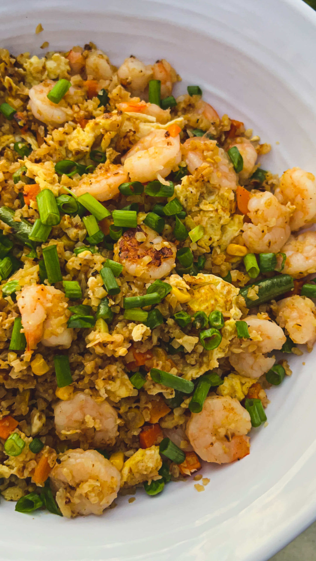 shrimp cauliflower fried rice