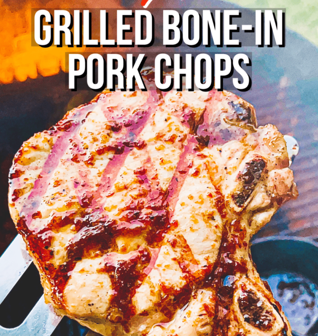 Orange Miso Bone In Grilled Pork Chops